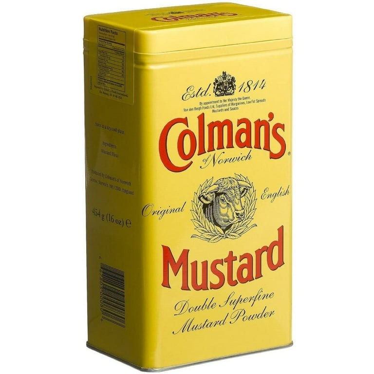 Colman's Mustard Powder Ground Mustard 454g 1 x 454g Jar For Retail And Foodservice Use