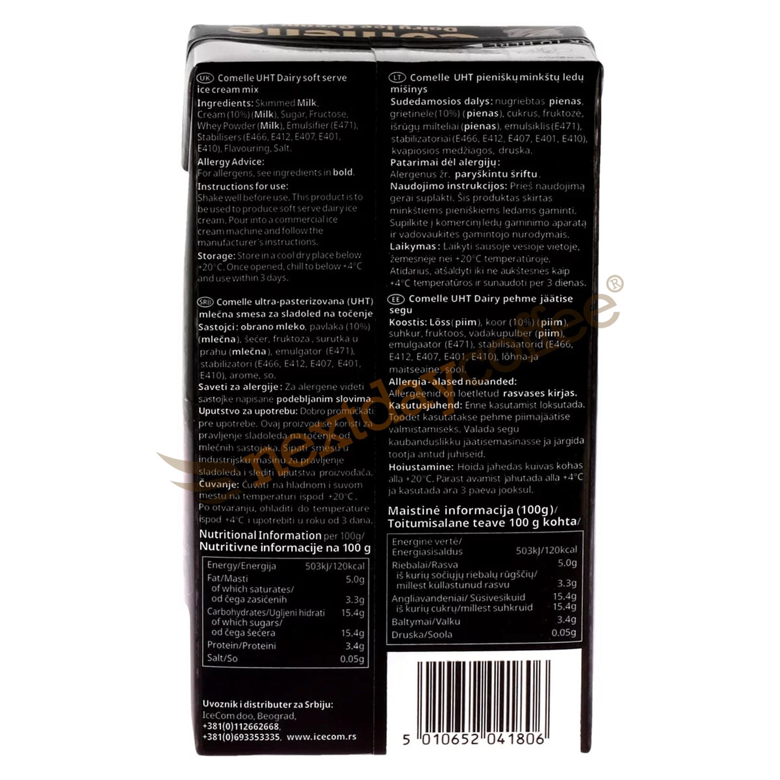 Comelle Dairy Ice Cream Mix 1 Litre