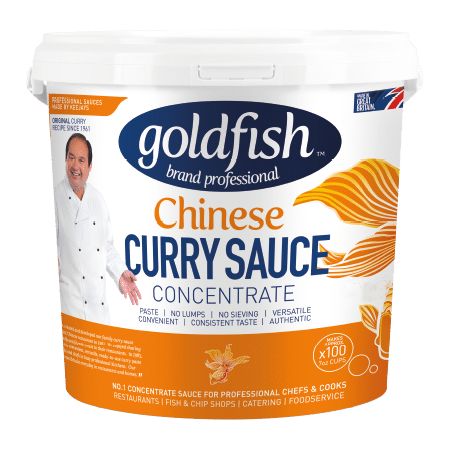 Goldfish Brand Chinese Curry Sauce Concentrate 8kg Single Pack For Foodservice And Retail Kitchens