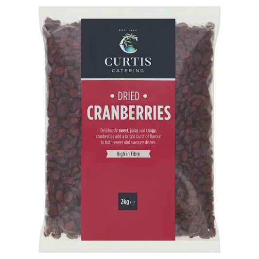 Curtis Catering Dried Cranberries 2kg – 6 x 2kg