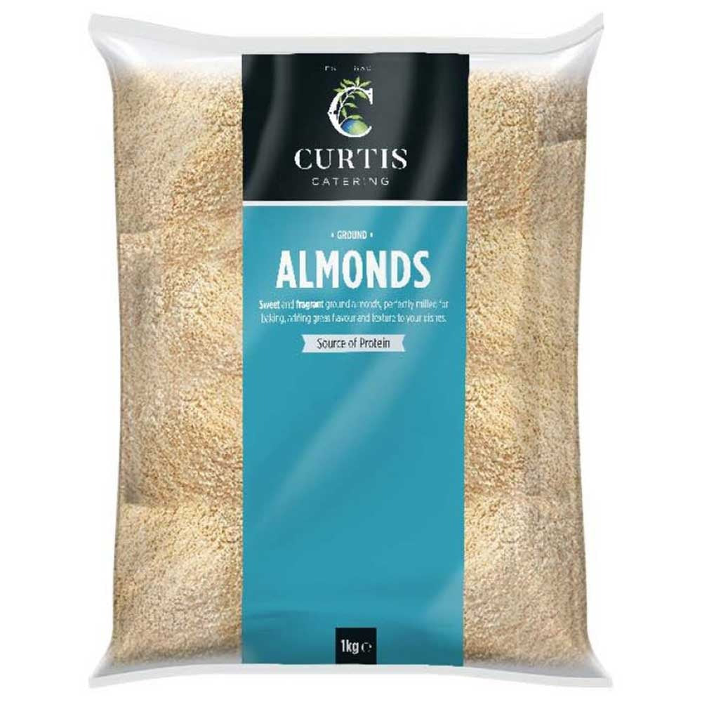 Curtis Catering Ground Almonds 1kg Catering Size Pack 1 x 1kg Foodservice Use United Kingdom