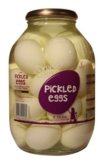 Pickled Eggs Driver's Foods 2.25kg 1 x 2.25kg Suitable For Retail And Foodservice Use