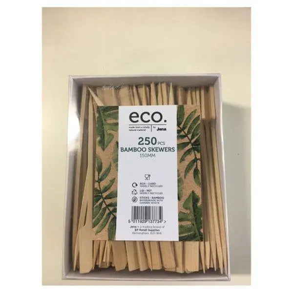 Eco 250 Bamboo Skewers 150mm – 20 x 250pk