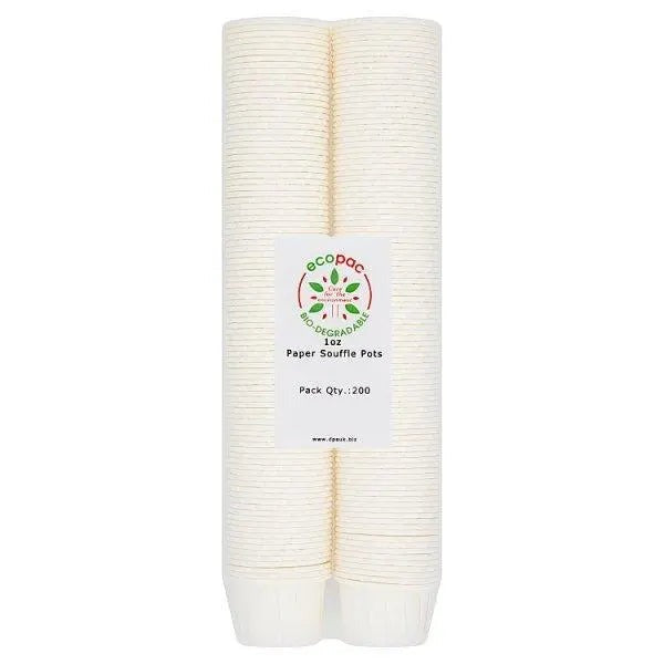 Ecopac 200 Paper Souffle Pots – 24 x 200s