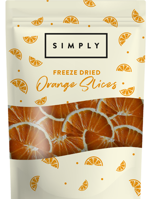 Simply Freeze Dried Orange Slices 100g – 4 x 100g