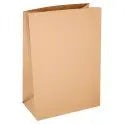 FyNite X-Large Brown Block Bottom Take-Away Food Bags - 310mm x 160mm x 350mm (100 pieces) – 1 x 100pk