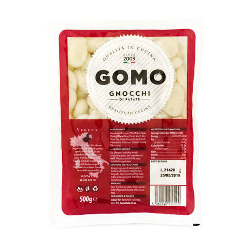 Gomo Gnocchi Di Patate 500g 1 x 500g Suitable For Retailers Kitchens Foodservice