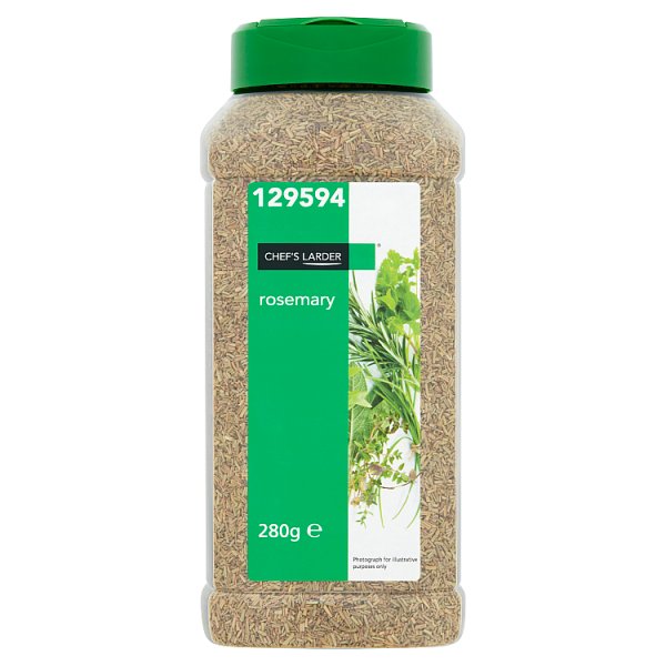 Chef's Larder Herb Dried Rosemary 280g 1 x 280g Pack For Cooking And Seasoning Daily Use