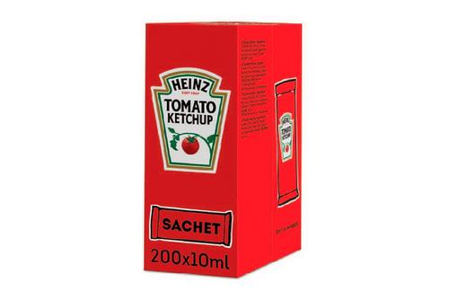 Heinz Tomato Ketchup Sachets 200 x 10ml 2 L Foodservice Multi Pack for Professional Kitchens