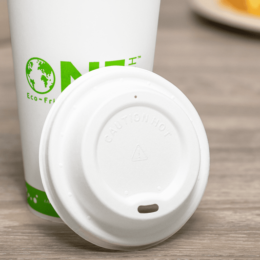 90mm Eco Bagasse Lid – 10 x 100s
