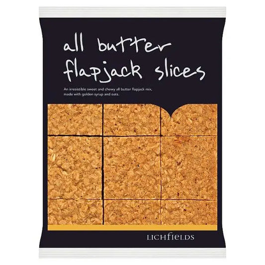 Lichfields All Butter Flapjack Slices 585g – 1 x 9x65g