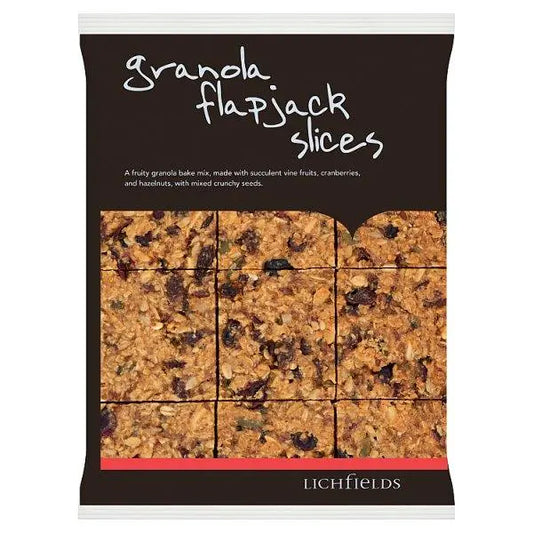 Lichfields Granola Flapjack Slices 585g – 1 x 9x65g