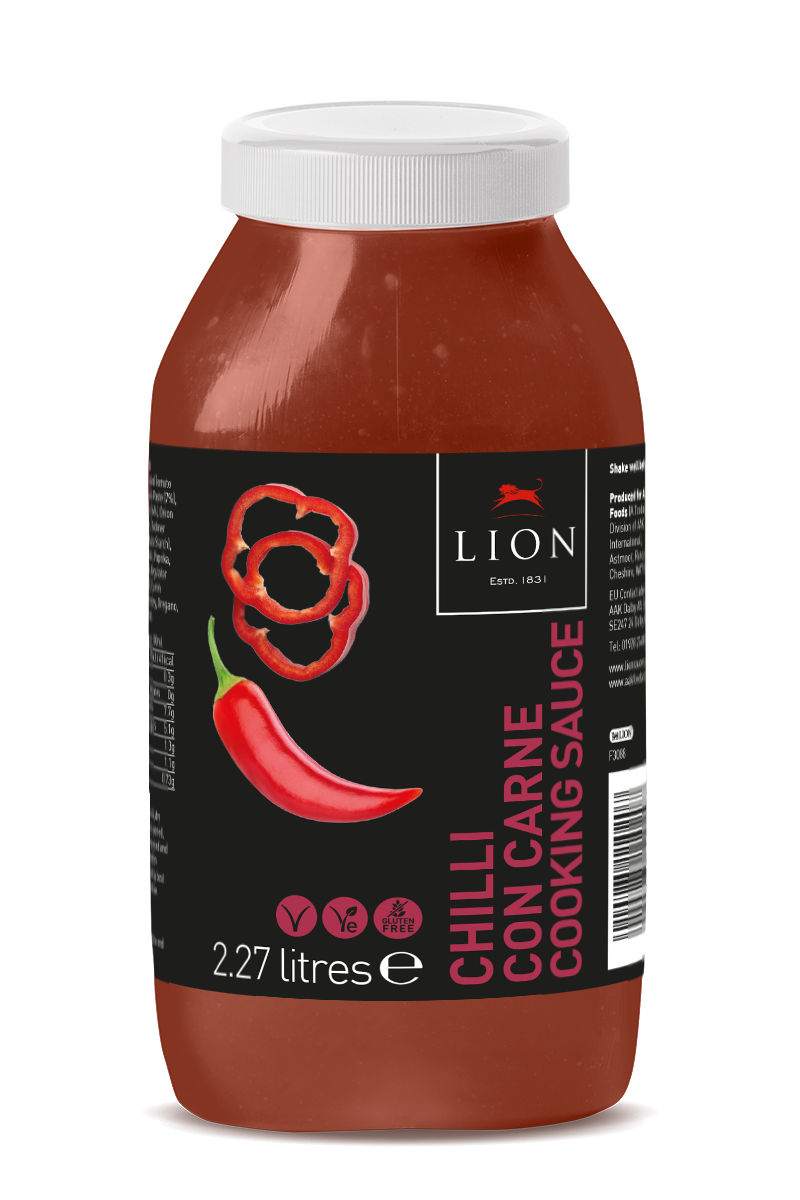 Lion Chilli Con Carne Cooking Sauce 2.27 Litres – 2 x 2.27ltr