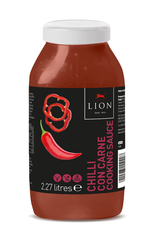 Lion Chilli Con Carne Cooking Sauce 2.27 Litres – 2 x 2.27ltr