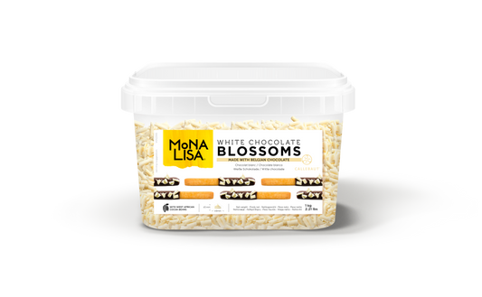 Mona Lisa White Chocolate Blossoms 1kg – 4 x 1kg