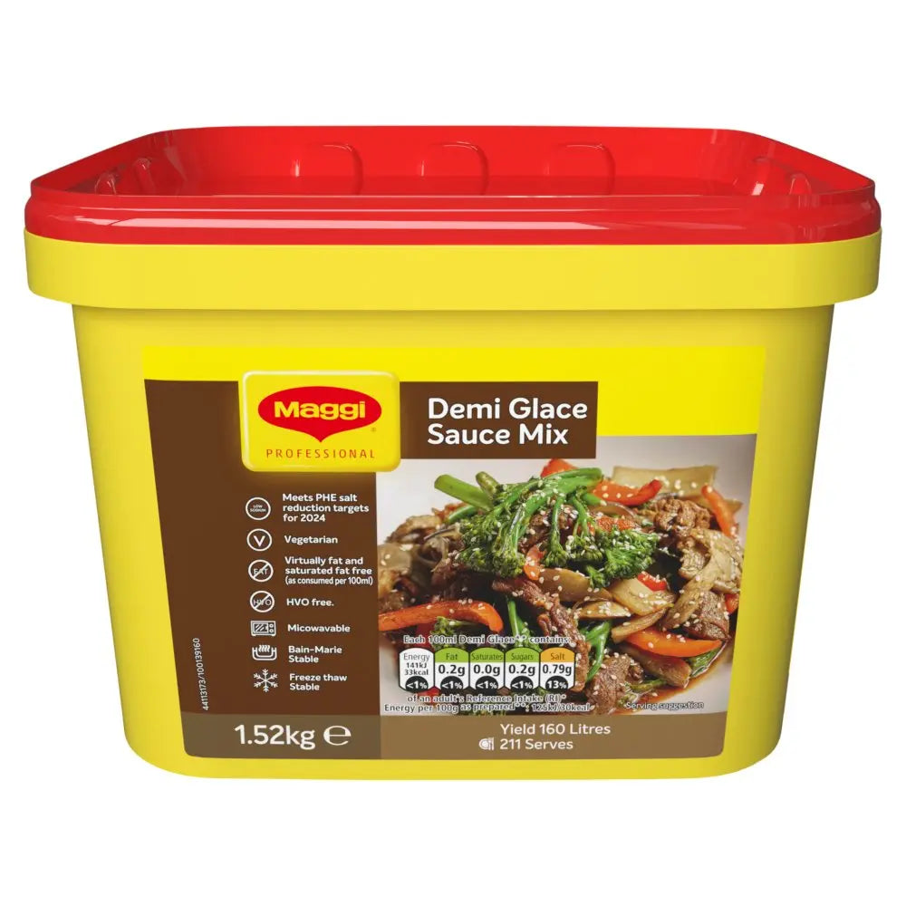 Maggi Professional Demi Glace Sauce Mix 1.52kg Single Pack for Kitchens and Catering