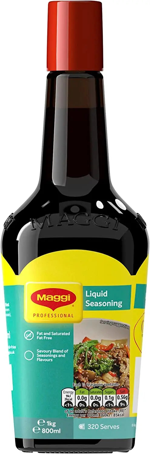 Maggi Professional Liquid Seasoning 1kg Case of 6 x 1L For Professional Kitchens and Catering
