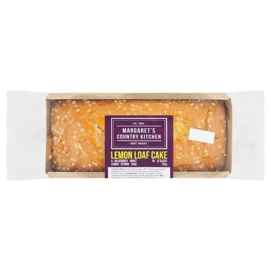 Margaret's Country Kitchen Lemon Loaf Cake 730g – 1 x Sgl