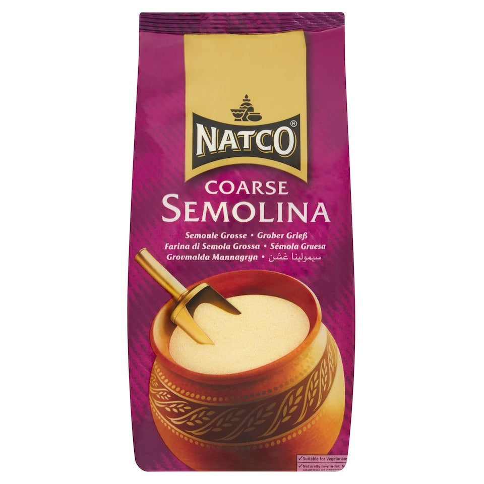 Natco Coarse Semolina 1.5kg Pack 1 x 1.5kg For Retailers Kitchens And Foodservice UK