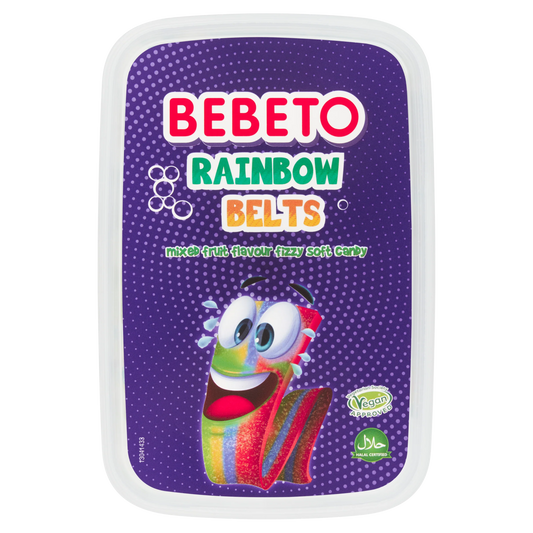 Bebeto Rainbow Belts 400g – 12 x 400g