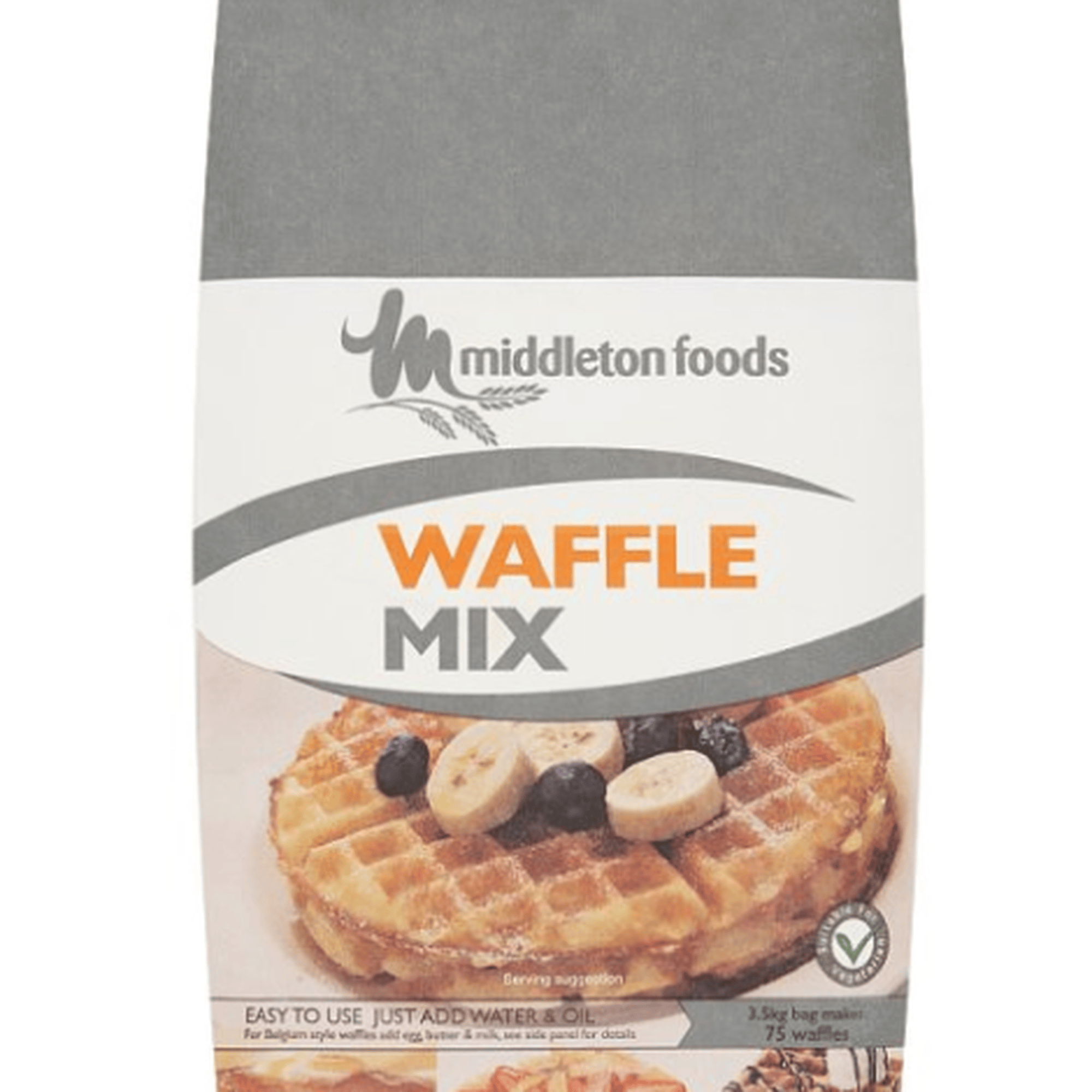 Middleton Foods Waffle Mix Foodservice Multi Pack 3.5kg 4 x 3.5kg For Retailers And Catering