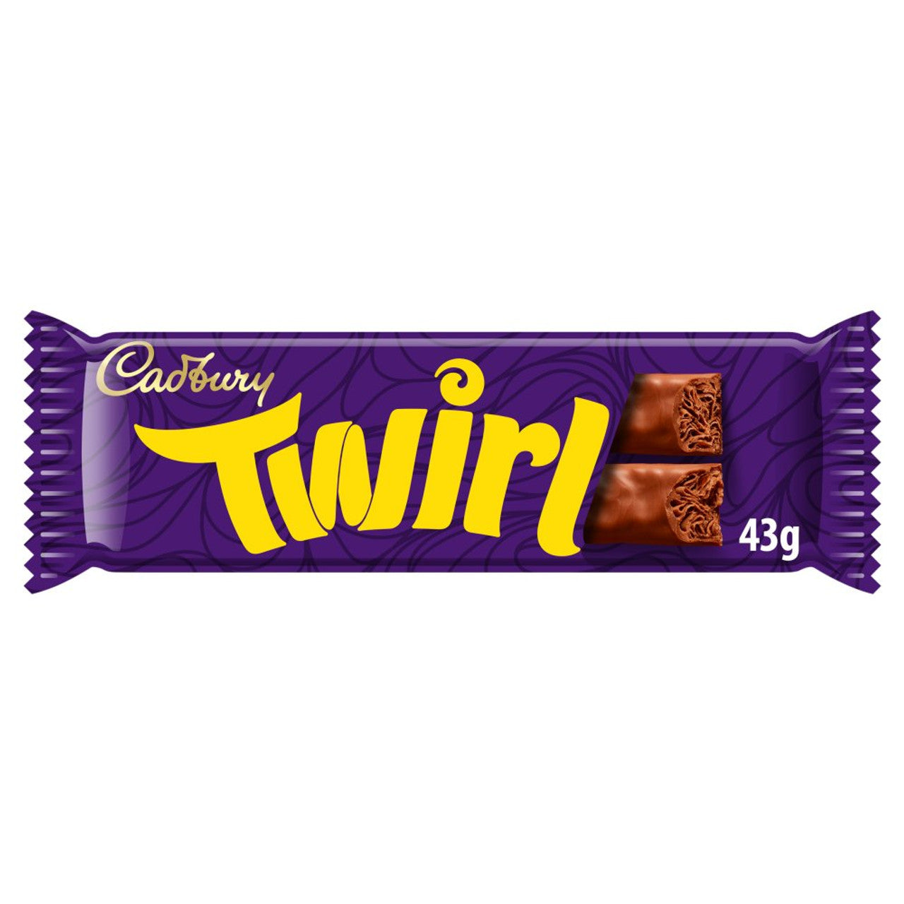 Cadbury Twirl Chocolate Bar 43g – 48 x 43g