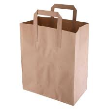 Sovereign Large Brown Block Bottom Take-Away Food Bags - 250mm x 140mm x 295mm (250 pieces) – 1 x 250pk