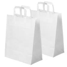 Small White Takeaway Bags 100's – 1 x 100s