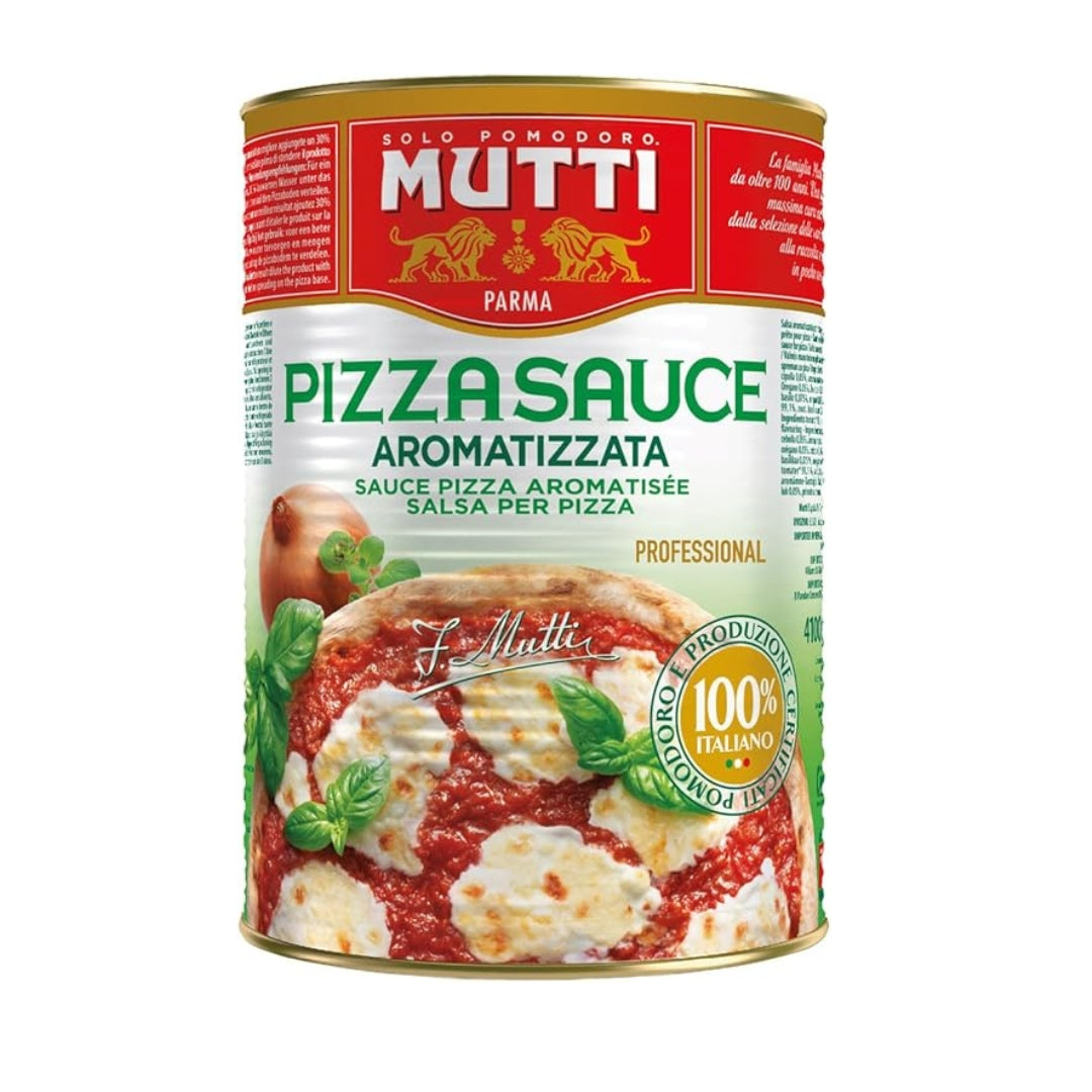 Mutti Pizza Sauce Aromatizzata 4.1kg Foodservice Pack 1 X 4.1kg For Pizzerias And Kitchens