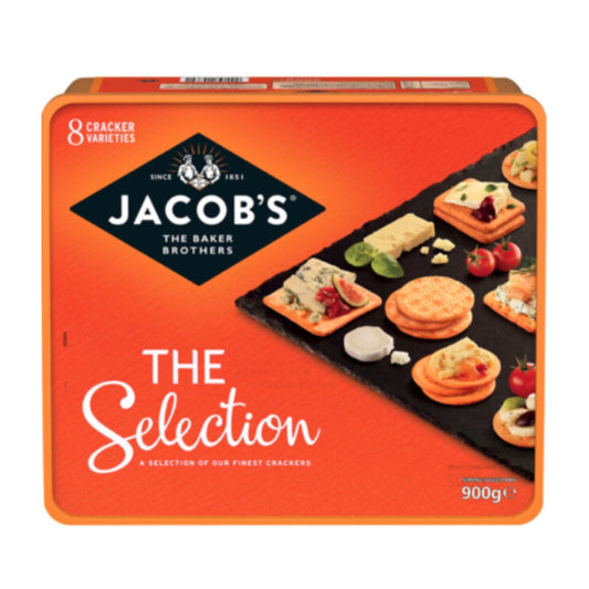 Jacob's The Selection 8 Cracker Varieties 900g – 1 x 900g