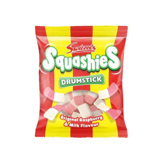 Swizzels Squashies Original Raspberry & Milk 140g – 12 x 140g