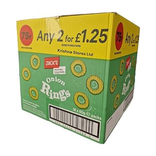 Jack's Onion Rings 60g – 18 x 60g