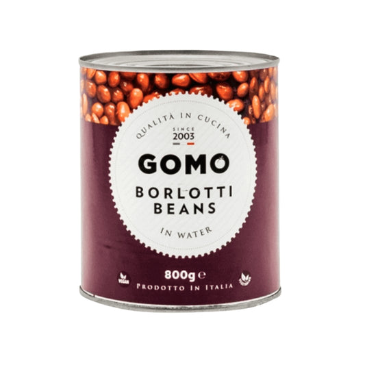 Gomo Borlotti Beans in Brine 800g – 1 x 800g