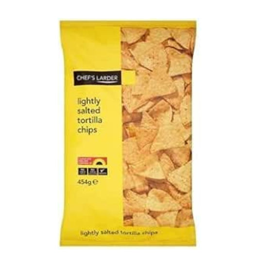 Chef's Larder Lightly Salted Tortilla Chips 454g – 6 x 454g