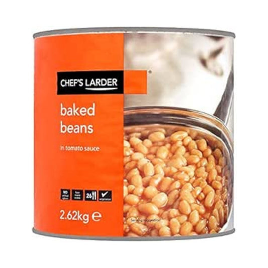 Chef's Larder Baked Beans in a Rich Tomato Sauce 2.62kg – 6 x 2.62kg