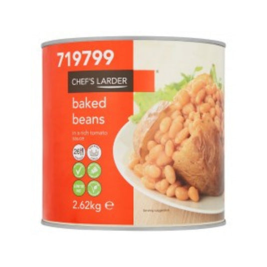 Chef's Essentials Baked Beans in Tomato Sauce 2.61kg – 1 x 2.61kg