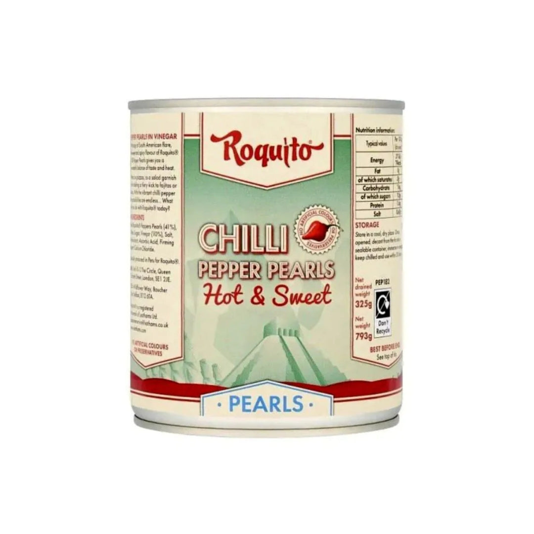 Roquito Chilli Pepper Pearls Foodservice Pack 793g 1 x 793g Ideal For Toppings And Garnishes