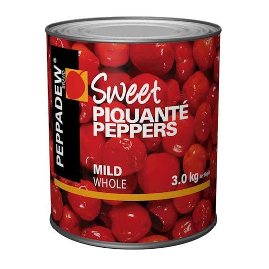 PEPPADEW® Sweet Piquanté Peppers Mild Whole 3.0kg – 6 x 3kg