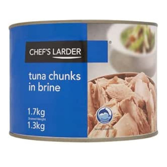 Chef's Larder Skipjack Tuna Chunks in Brine 560g – 1 x 800g