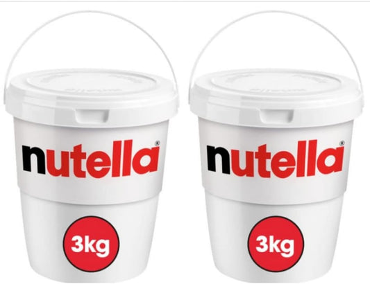 Nutella Hazelnut and Chocolate Spread 3kg Tub – 2 x 3kg