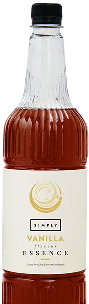 Simply Flavour Essence Vanilla One Litre 6 x One Litre Multi Pack For Retail Kitchens Foodservice