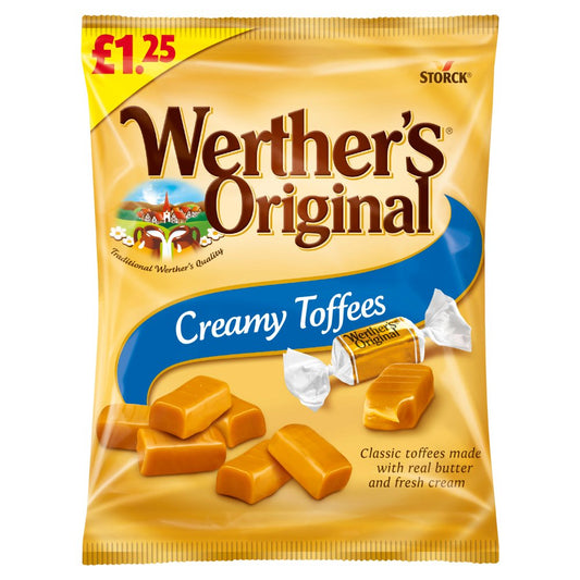 Werther's Original Creamy Toffees 110g – 12 x 110g