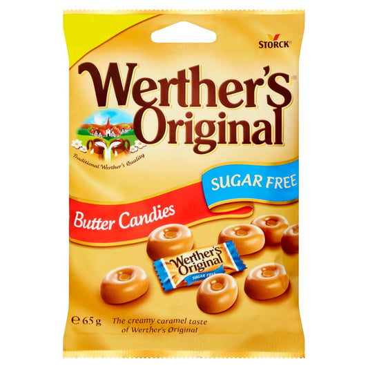 Werther's Original Sugar Free Butter Candies 65g – 12 x 65g