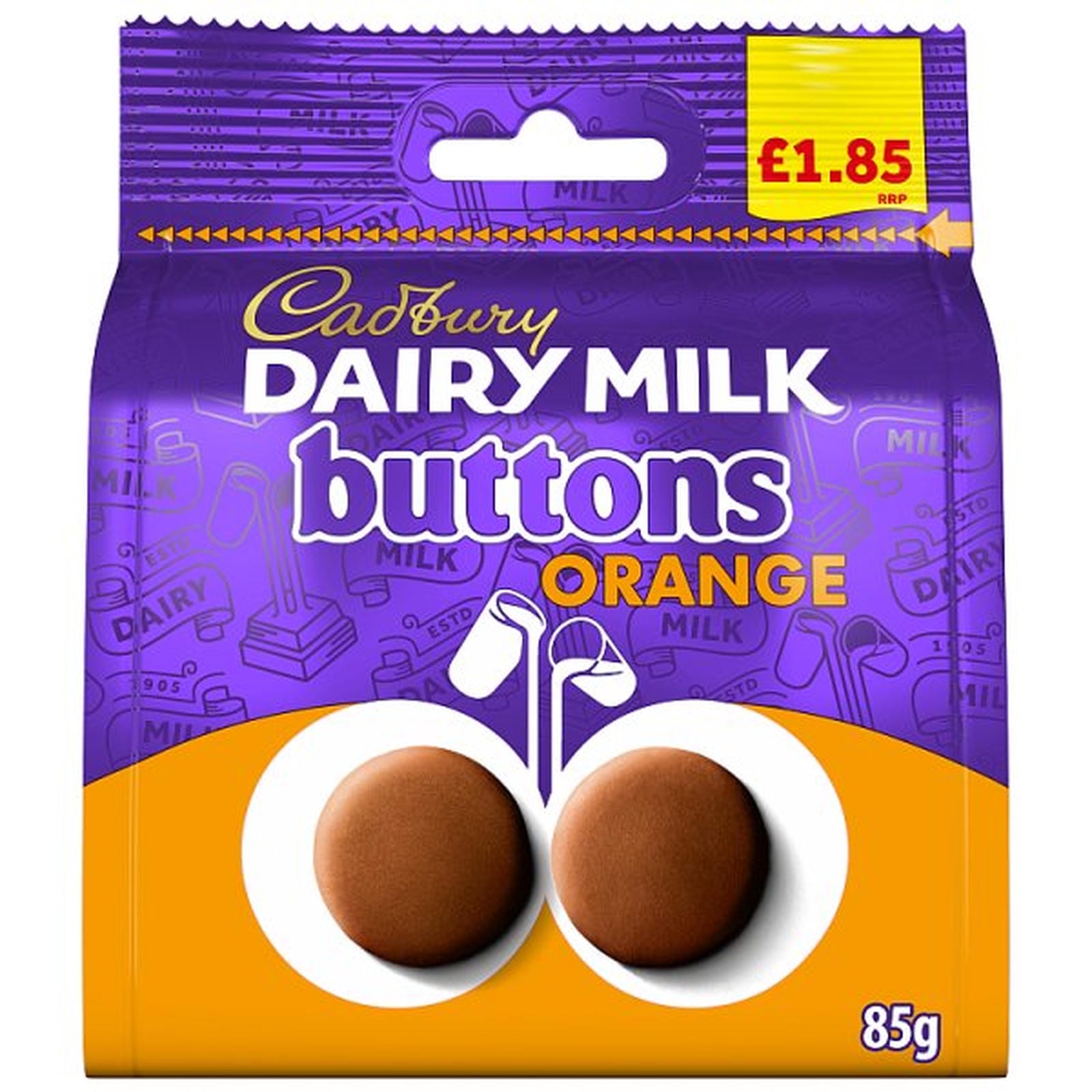 Cadbury Dairy Milk Orange Buttons Chocolate Bag £1.85 PMP 85 g