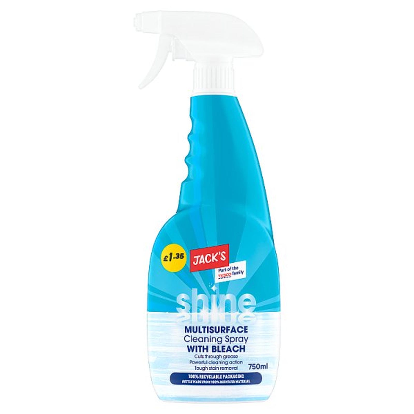 Jack's Multisurface Cleaning Spray with Bleach 750ml
