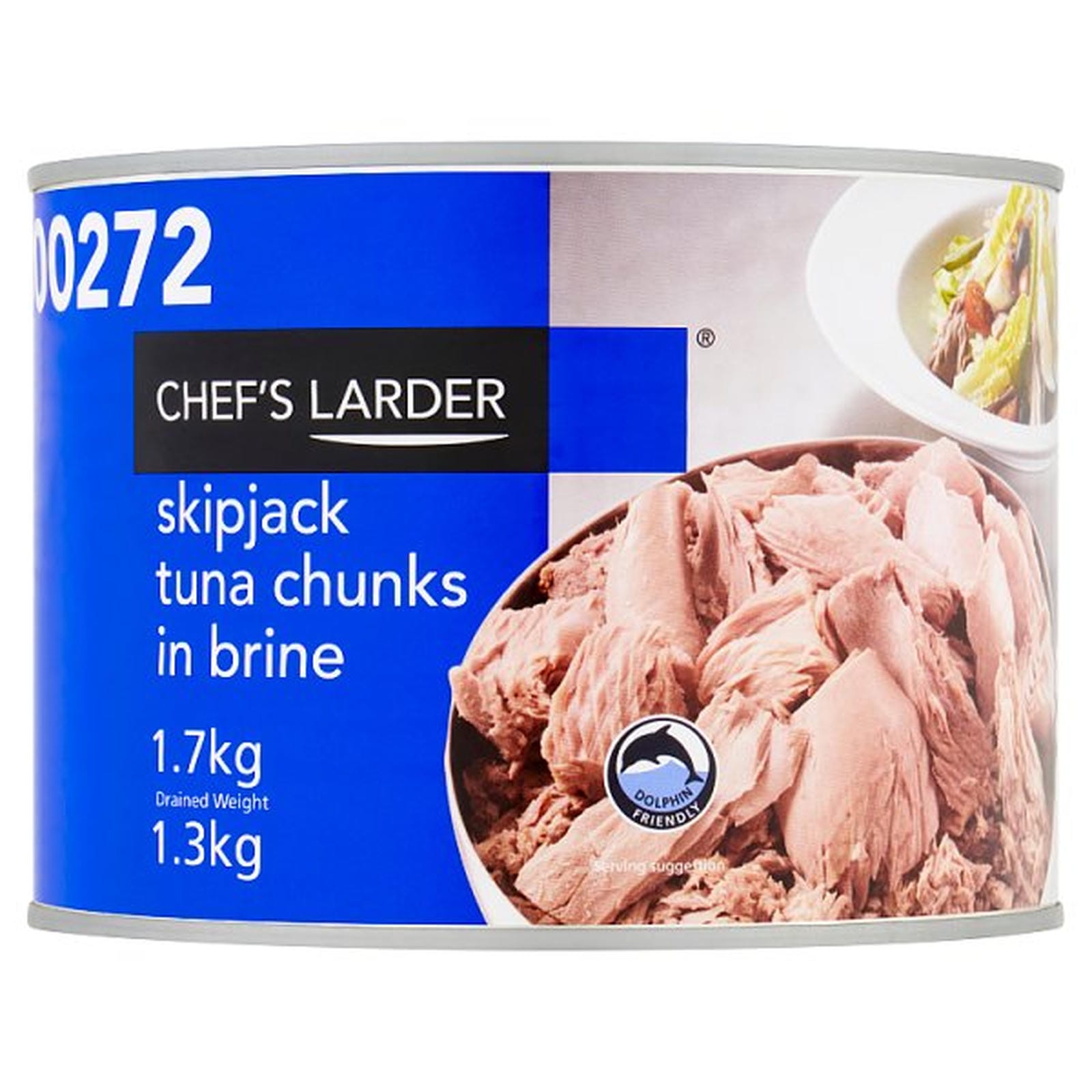 Chef's Larder Skipjack Tuna Chunks in Brine 1.7kg