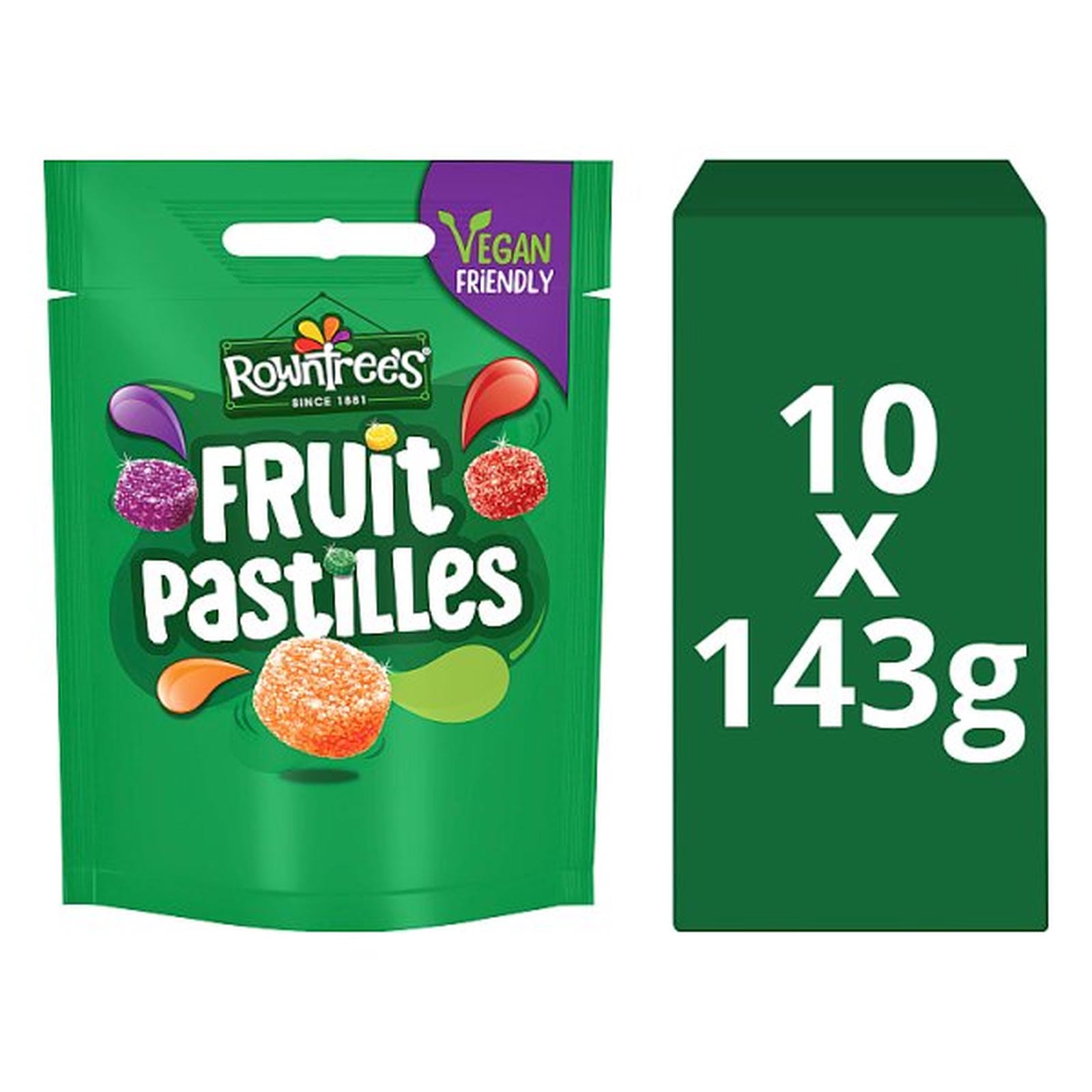 Rowntree's Fruit Pastilles Sweets Sharing Bag 143g