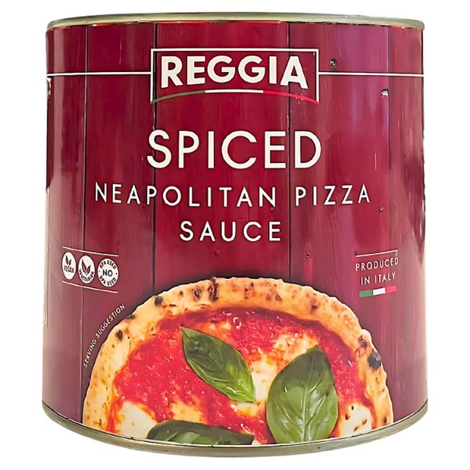 Reggia Pizza Sauce Spiced Neapolitan Foodservice 2.5kg Bulk Multi Pack Case Of 6 x 2.6kg