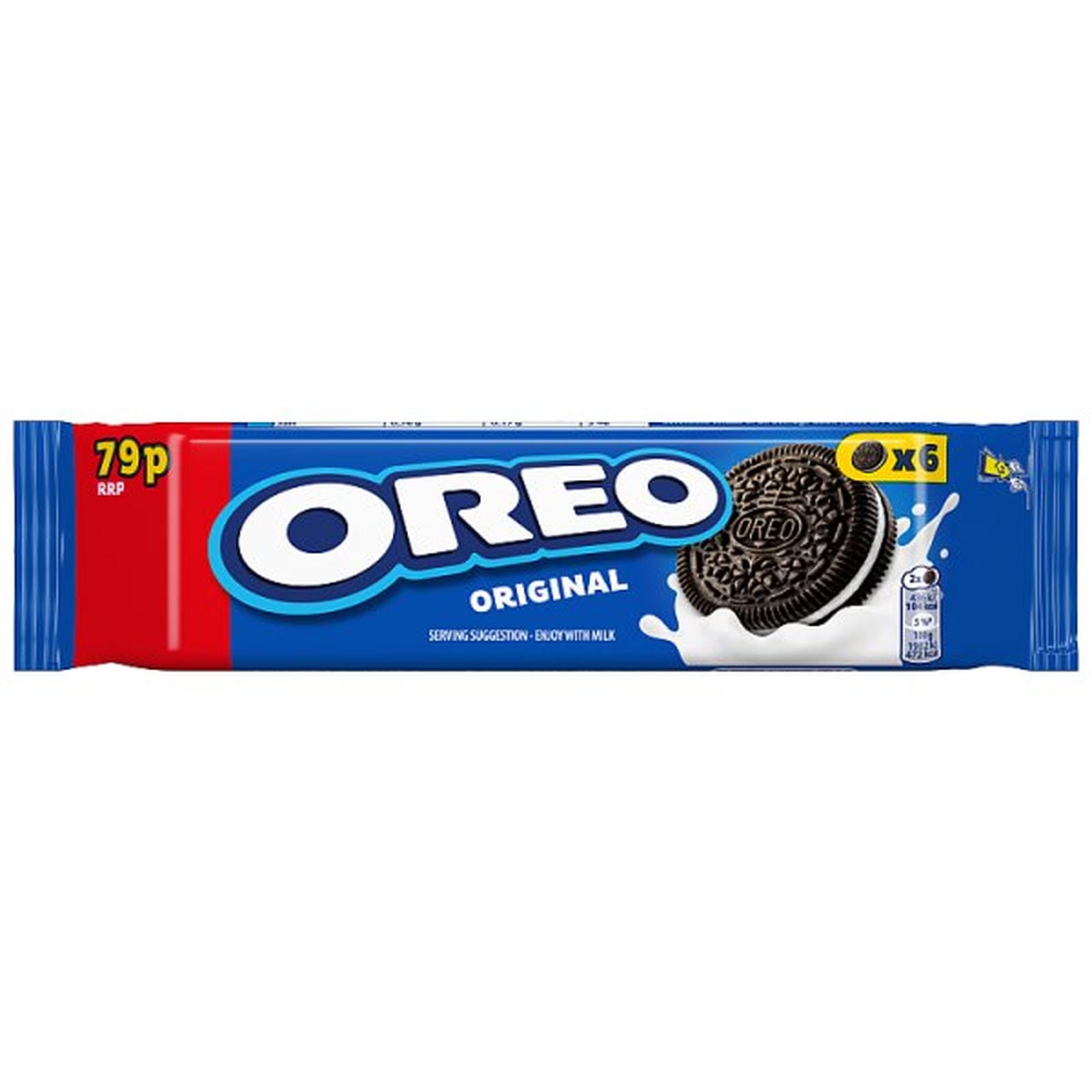 OREO Original Vanilla Sandwich Biscuit Snack Pack 66g
