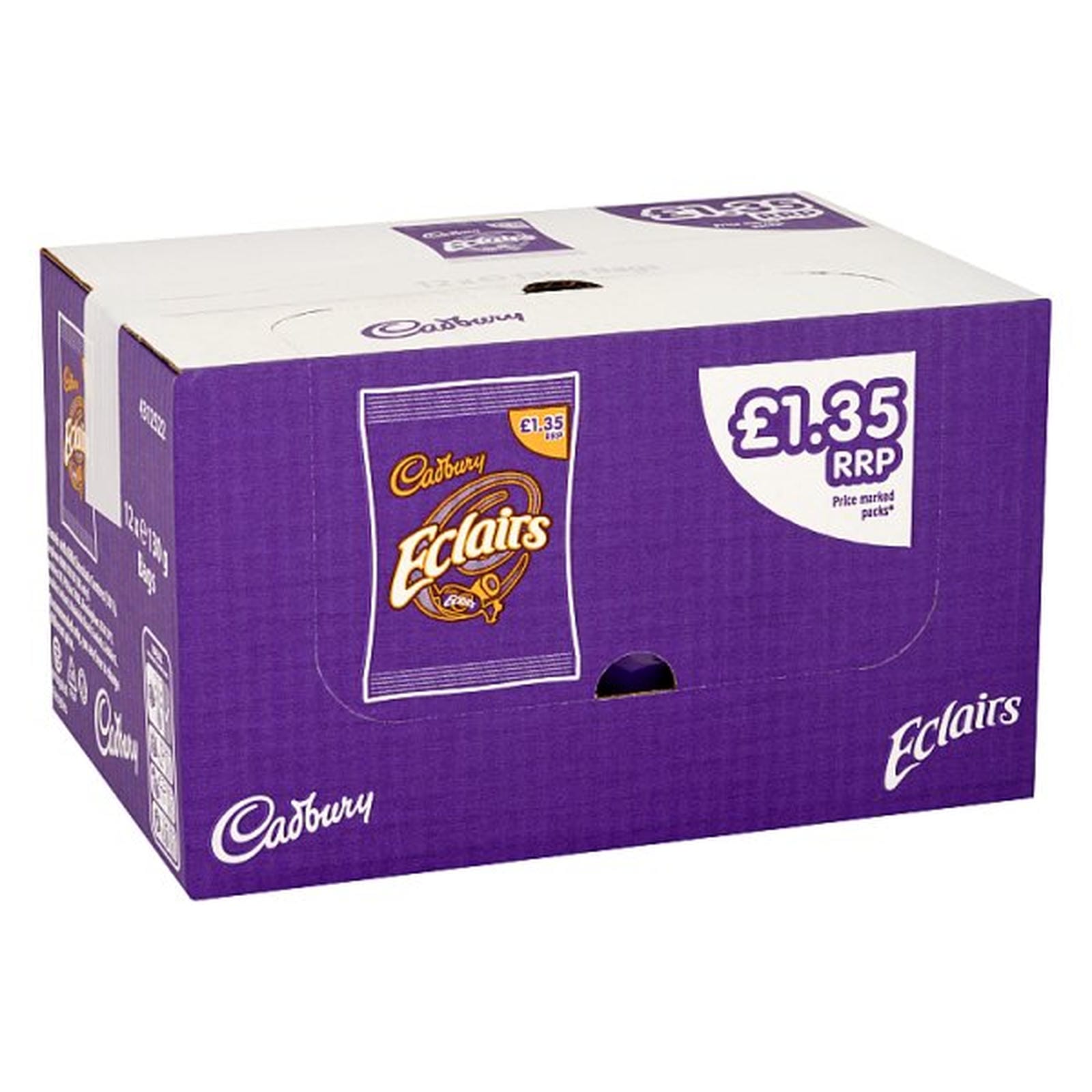 Cadbury Eclairs Chocolate Sweets Bag £1.35 PMP 130g